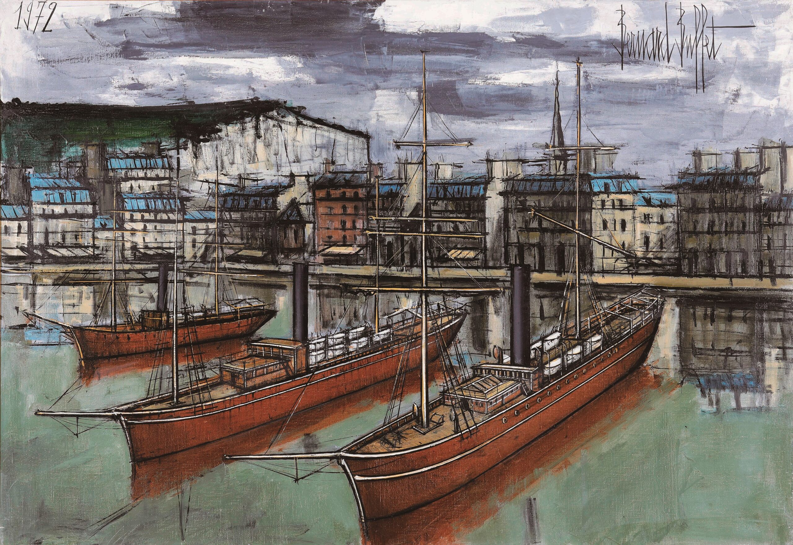 Bernard Buffet、ベルナール・ビュッフェ、船舶シリーズ７